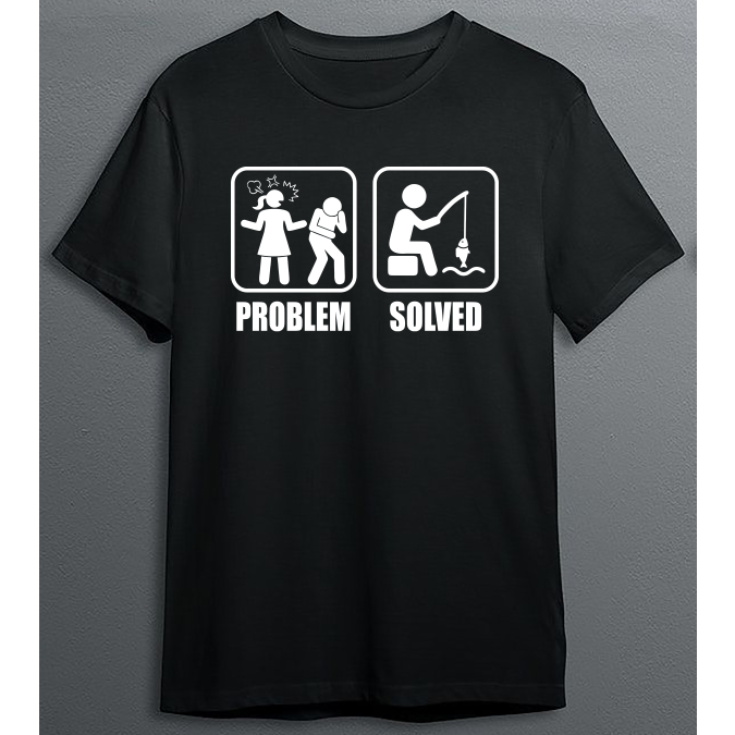 เสื้อยืด MEMANCING PROBLEM SOLVED