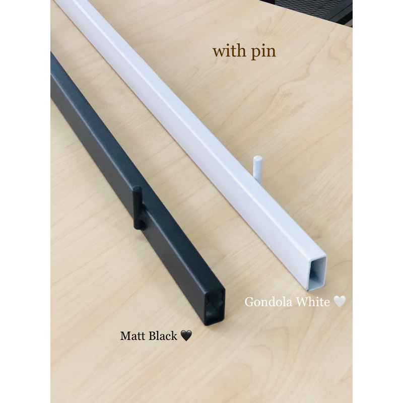 Oppa Sq Bar/ Square Bar สําหรับแขวนเสื้อผ้า/ Railing Bar/ แขวนบาร์พร้อมพินหรือไม่มีพิน (885 มม. & 11