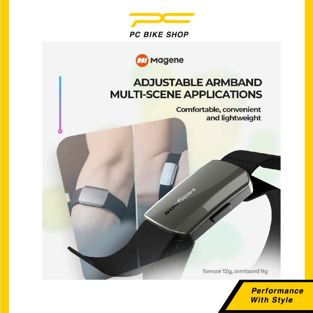 Magene H803 ปลอกแขนวัดอัตราการเต้นของหัวใจ Garmin Bryton Wahoo Cycling Sport Meter Monitor Wear Trai
