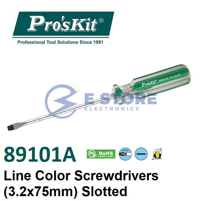 ProsKit 89101A ไขควงสีไลน์ (3.2x75mm)