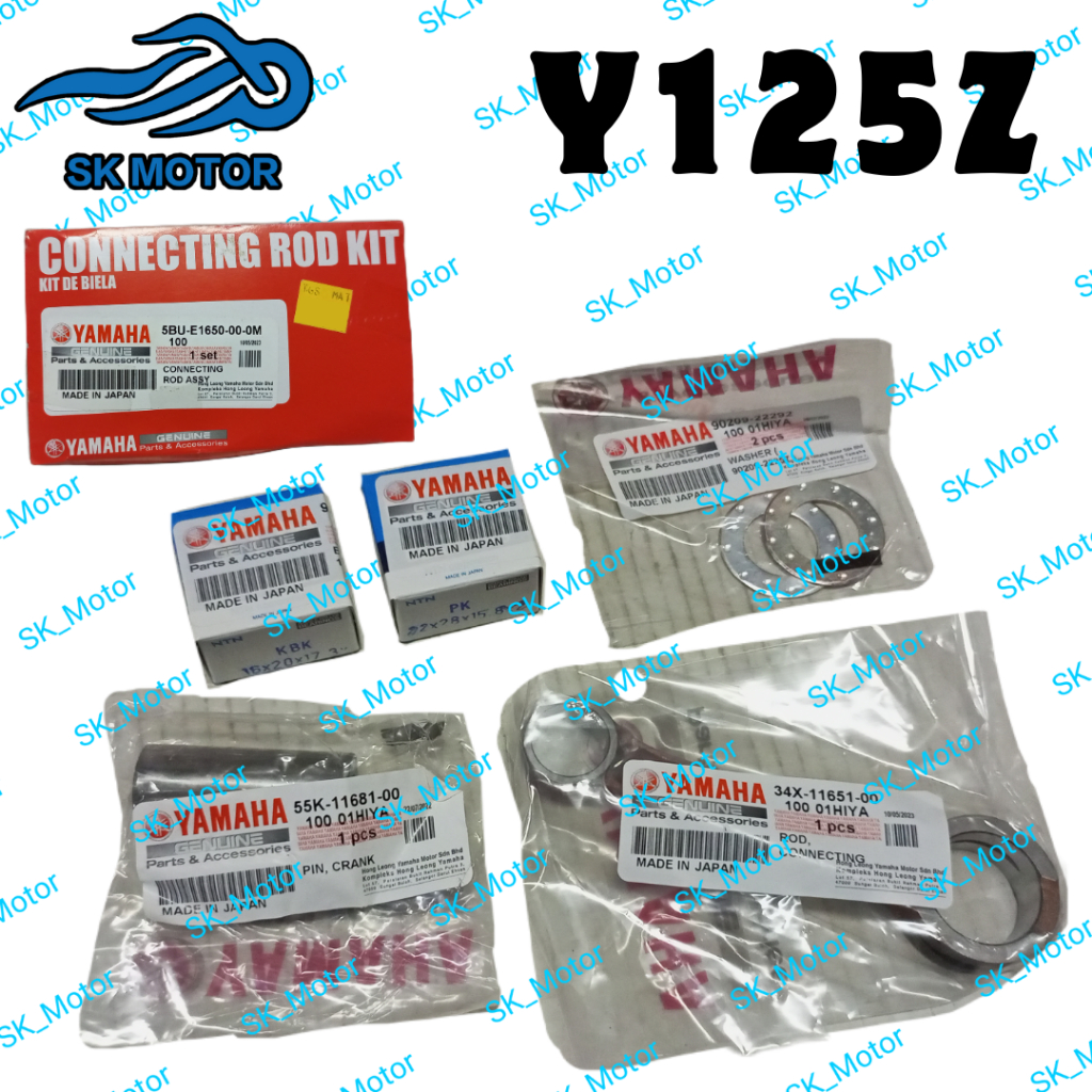 Tkrj Yamaha Y125Z Y125ZR 125Z 125ZR Y125 ชุดก้านสูบ Con Rod Conrod Kit 5BU-E1650-00-0M