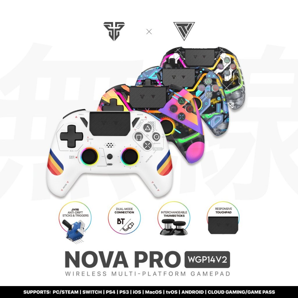 FANTECH NOVA PRO WGP14V2 WIRELESS MULTI-PLATFORM GAMEPAD