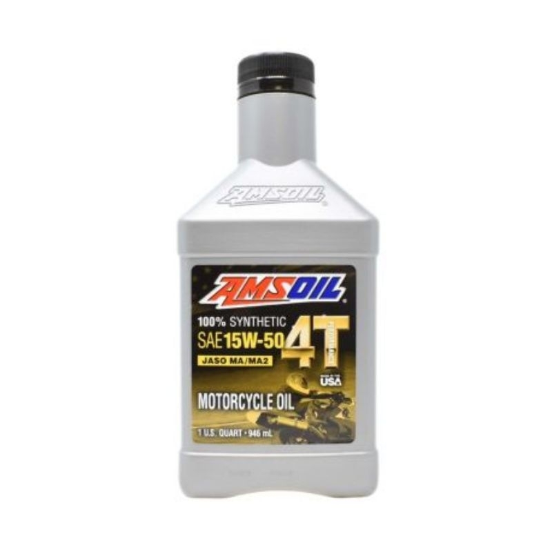 AMSOIL 4T 15W50 น้ํามันรถจักรยานยนต์สังเคราะห์ 100%