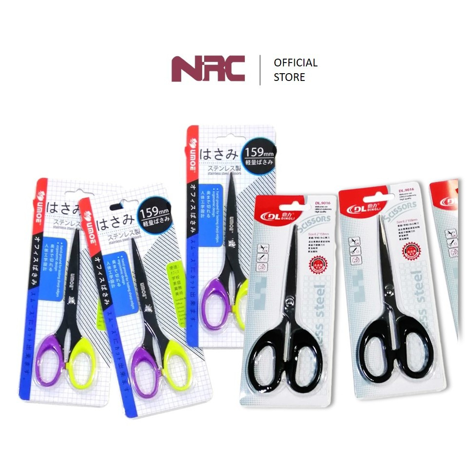 กรรไกร Dingli DL9016-6.2" | UMOE Scissor Office 159mm - กรรไกรสแตนเลส Umoe