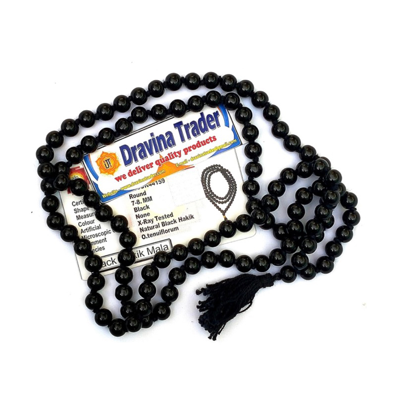 Karungali Kattai- Malai 100% Orignal Hand made Ebony Mala,ธรรมชาติสีดําไม้มะเกลือไม้ Mala 108 ลูกปัด