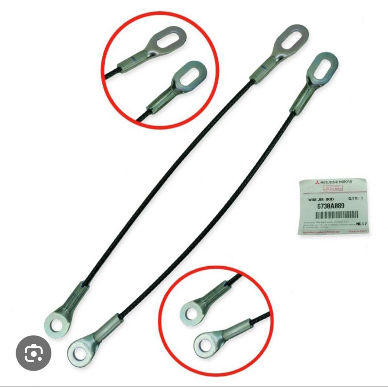 Mitsubishi Triton 2007 2015 KA4T KB4T KB8T KL3T KL1T Tail Gate Bonnet Cable Wire MR974685 6730A089