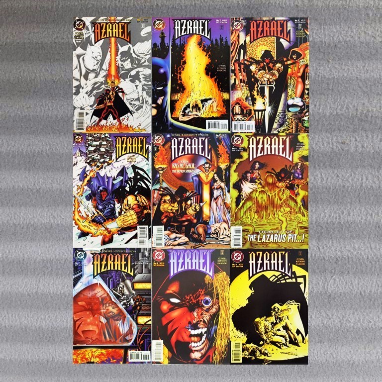 Azrael: Agent of the Bat 1- 9 (ชุดพาร์ตินัม) DC Comics (Dennis Oneil, Barry Kitson, James Pascoe)