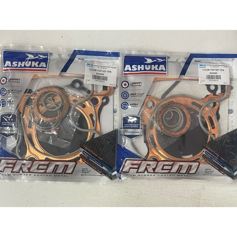 ASHUKA Y15 62MM 65MM TOP SET GASKET (COPPER HEAD GASKET)-CPA GASKET