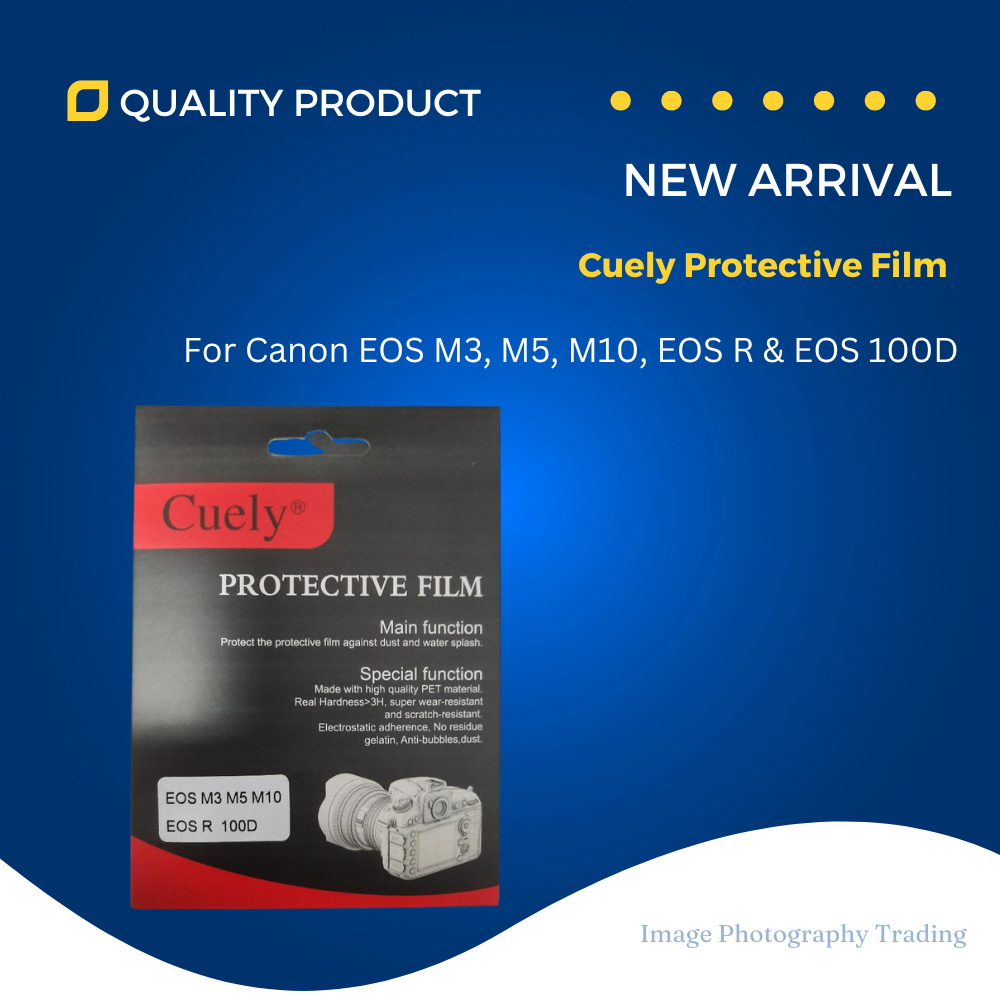 ฟิล์มป้องกันหน้าจอ Cuoly สําหรับ Canon EOS M3, M5, M10, EOS R และ EOS 100D