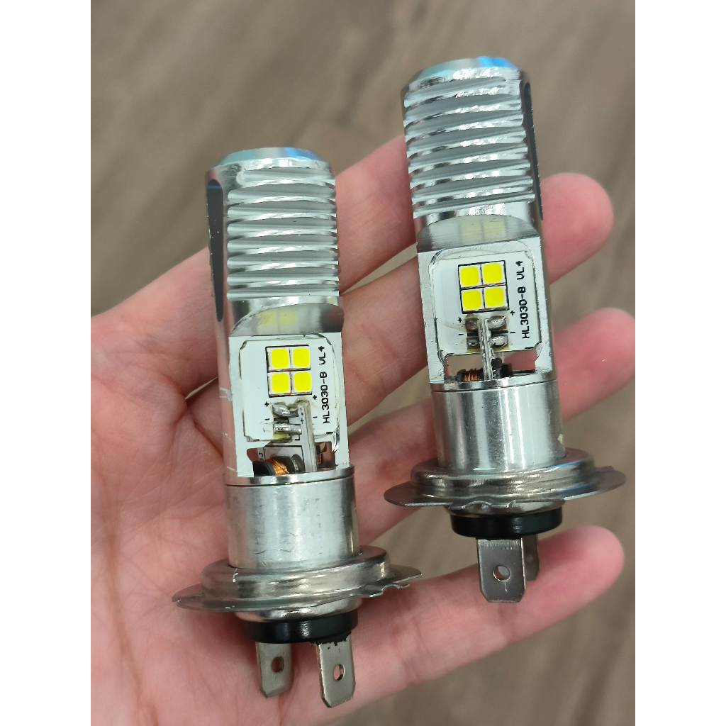 H7 LED ไฟหน้าหลอดไฟ NINJA 250 R25 MT25 Z250 Lampu Mentol Depan 12V 55W (รับประกัน 3 เดือน)
