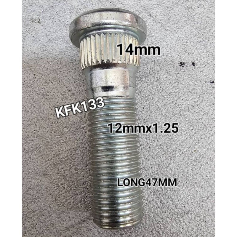 BOLT WHEEL HUB BOLT TIRE SCREW NISSAN ALMERA SENTRA N16 B14 B13 Y10 D22 CEFERO A32 X TRAIL