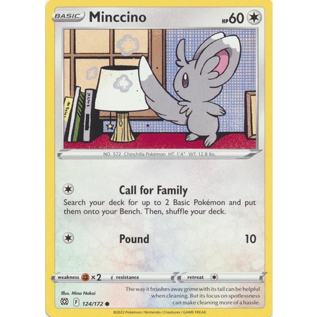 Minccino - 124/172 Sword & Shield: Brilliant Stars