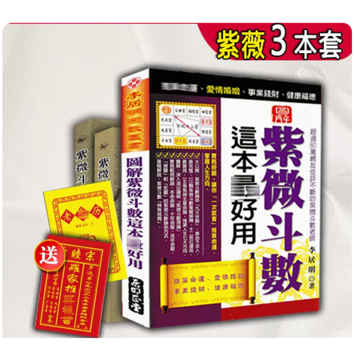 Ziwei Doushu Decryption + Ziwei Doushu บันทึกการบรรยายเพลง Chen Hui หนังสือ Ni Haixia ครบชุดทํานายหน