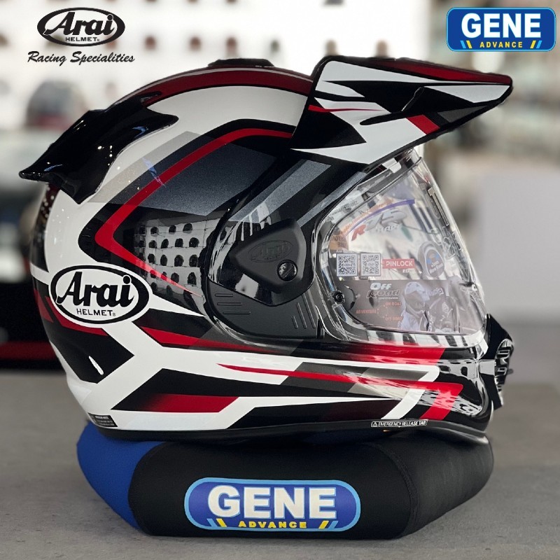 Arai Tour-X5 Discovery Red Enduro Helmet จากตัวแทนจําหน ่ ายที ่ ได ้ รับอนุญาต