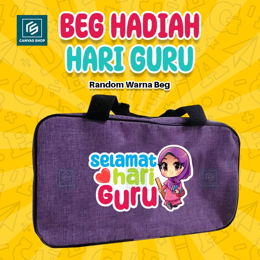 Beg Hadiah Hari Guru Teachers Day Hari Jururawat Nurse Day Birthday Canvas Bag