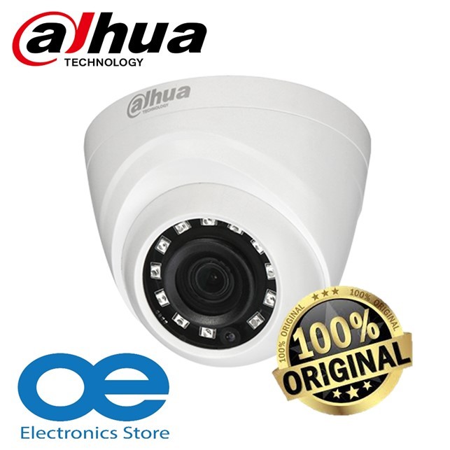 DAHUA HAC-HDW1200R-S5 Analog 1080P 2MP Fix 3.6mm HDCVI 4 in 1 IR Dome Camera CCTV