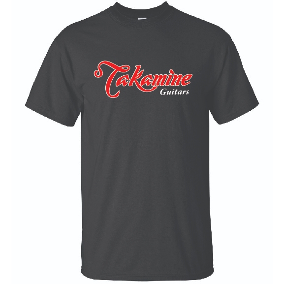 เสื้อยืด TAKAMINE GUITAR COTTON และ MICROFIBER / BLACK COLOUR