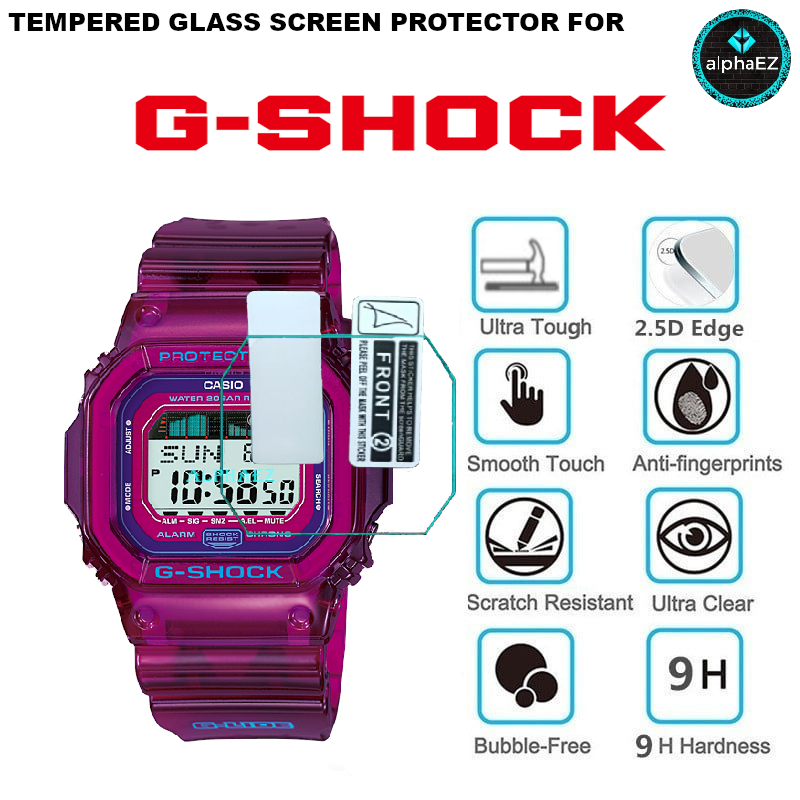 Casio G-Shock GLX-5600B-4 9H นาฬิกาป ้ องกันหน ้ าจอกระจกนิรภัย Scratch Resist DW5600 DW5610 GM5600 GWB5600