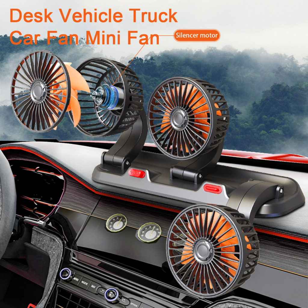 360° องศาพัดลม USB พัดลมรถ Air Cooler พัดลม Mini Kereta พัดลม USB พัดลมพัดลมพัดลม USB พัดลมขนาดเล็กร
