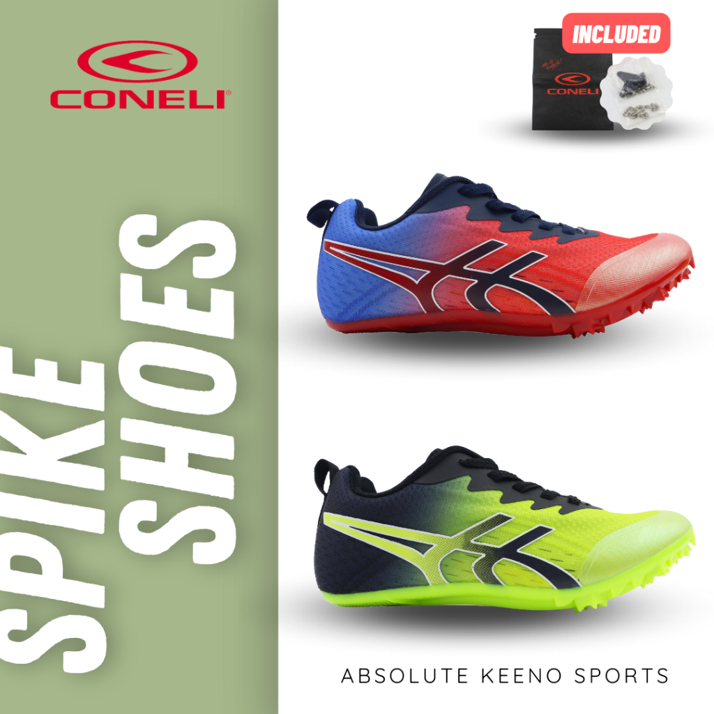 CONELI Spike Shoes/ Track Running Shoes/ Kasut Spike