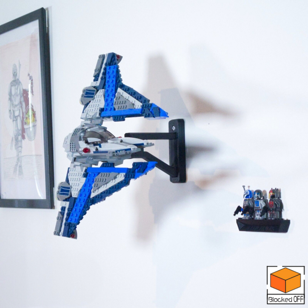 ติดผนังสําหรับ Lego Star Wars The Mandalorian Starfighter (75316)