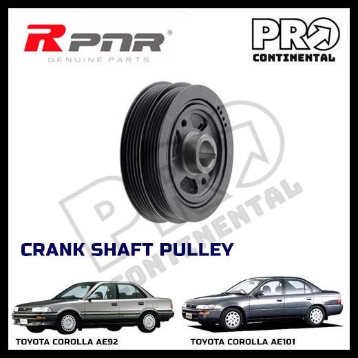 TOYOTA COROLLA SEG AE92 AE101 (4A-FE ENGINE) CRANK SHAFT CRANKSHAFT MAIN PULLEY