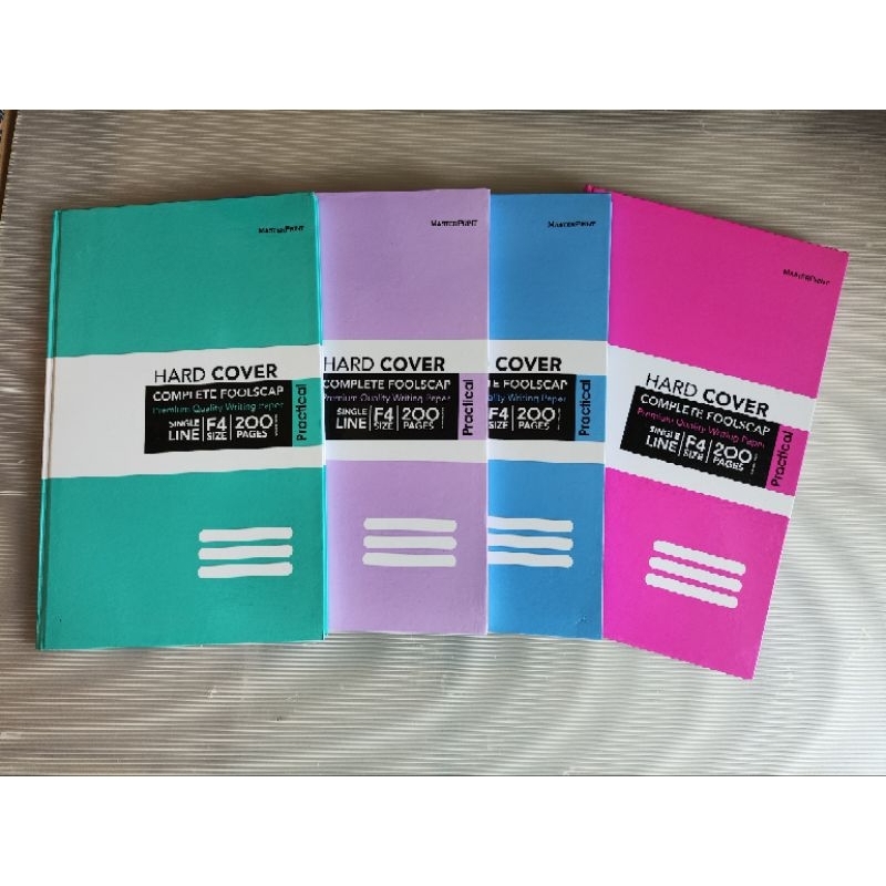 Foolscap bk 200pgs 60gm / สมุดแข็งยาว - 1 ชิ้น
