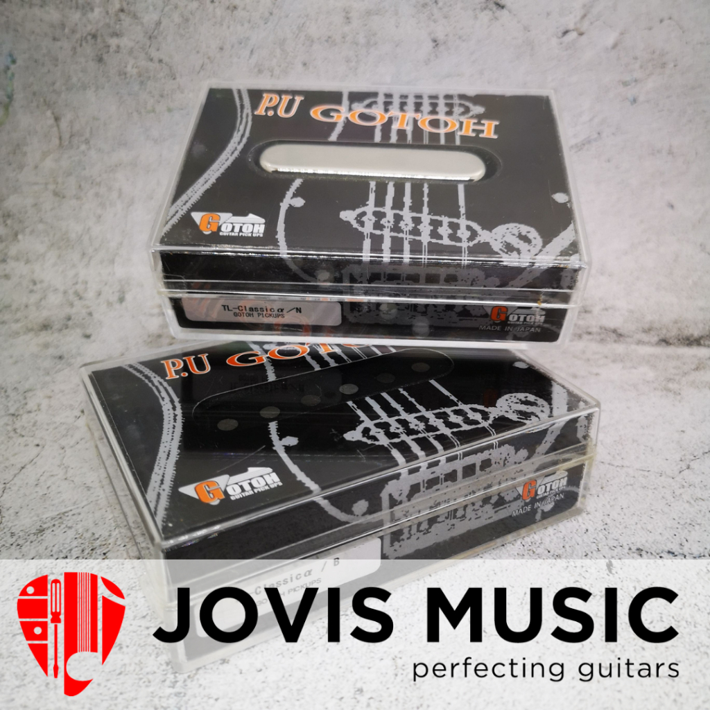 TL-CLS-@ GOTOH CLASSIC ALPHA PICKUP FOR TELECASTER - ชุด 2 IN 1 [NECK + BRIDGE]