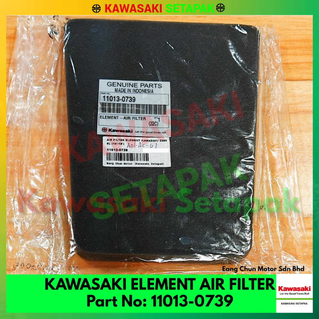 Modenas Kawasaki อะไหล่กรองอากาศ 11013-0739 Z250SL