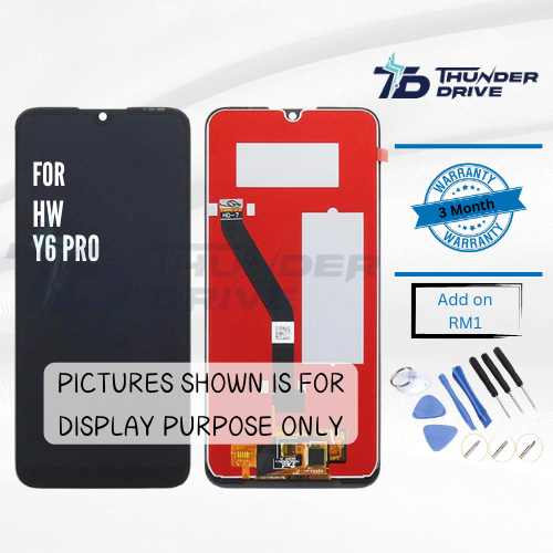 หน้าจอสัมผัส LCD ของ Thunder Drive เข้ากันได้กับ HW Y6 PRO