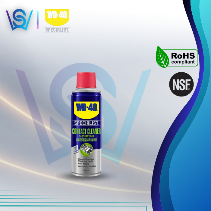 WD-40 สเปรย์ทําความสะอาดคอนแทคแห้งเร็วพิเศษ 200ml WD40 PEMBERSIH ELEKTRAK KERING