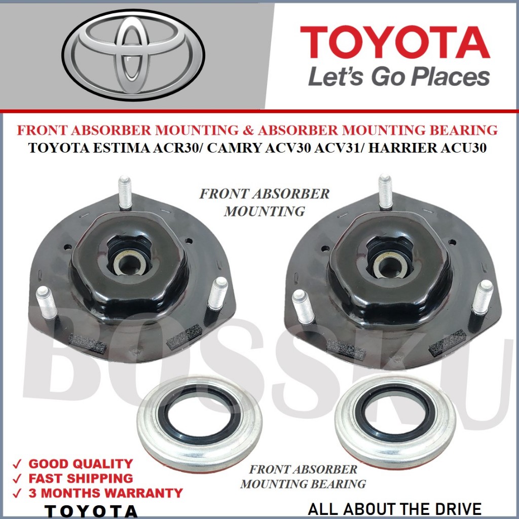ด้านหน้า ABSORBER MOUNTING & ABSORBER MOUNTING BEARING - TOYOTA ESTIMA ACR30/ESTIMA ACR30/HARIER ACU