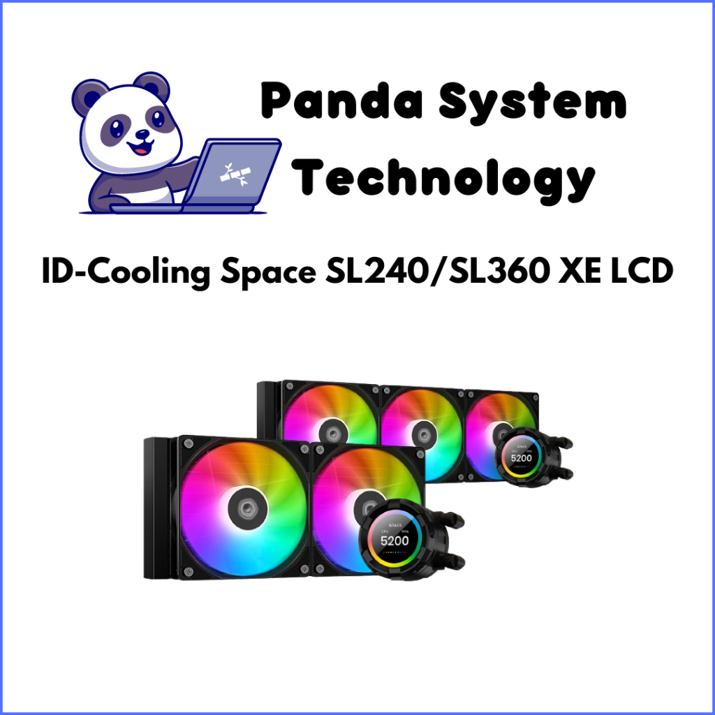 Id-cooling SPACE SL240/360 XE LCD Watercooling - สีดํา