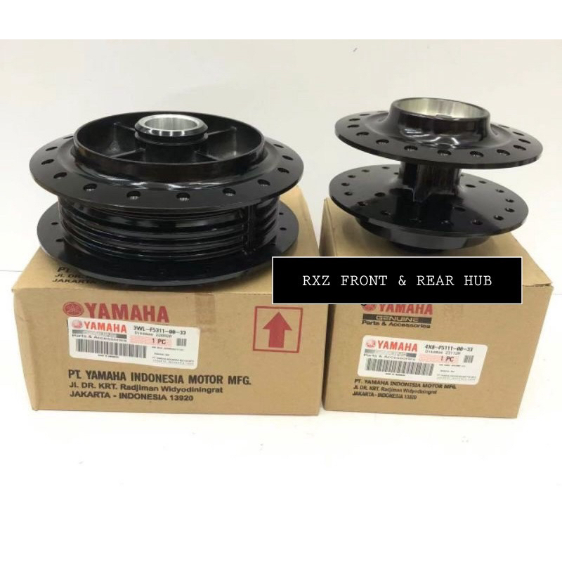 YAMAHA RXZ 135 GANTANG ด้านหน้า HUB DEPAN HUB 4X8-F51-001-33 ด้านหลัง BELAKANG HUB 3WL-F531-00-33 GA