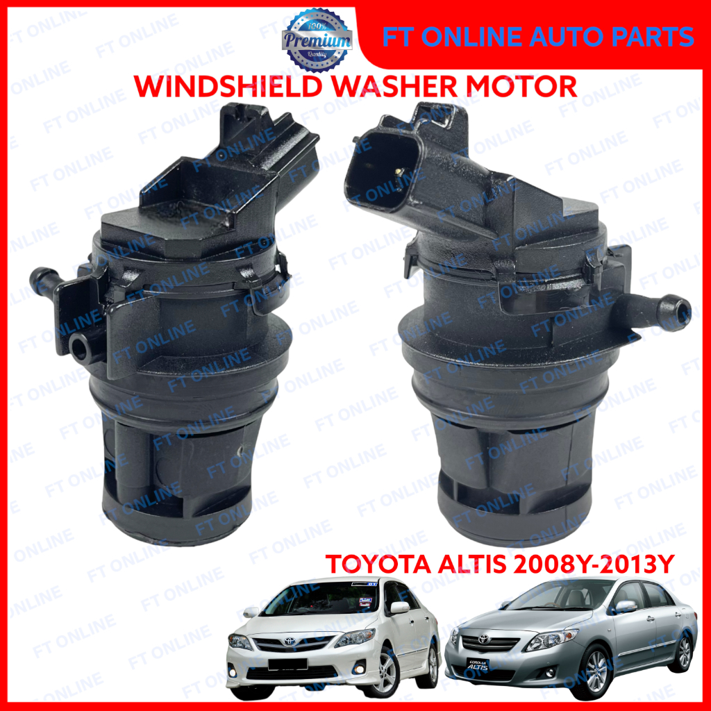 TOYOTA ALTIS 2008-2013 ZZE141 ZZE142 ZRE141 ZRE142 เครื่องซักผ้ามอเตอร์/PUMP WINDSHIELD WIPER TANK 2009 2010 2011 2012 COROLLA