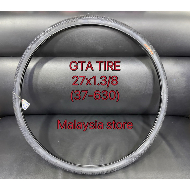 GTA และ WANDA KING tyre 27x1.3/8 37-630 tyre road Tayaar Basikal 27x1 3/8