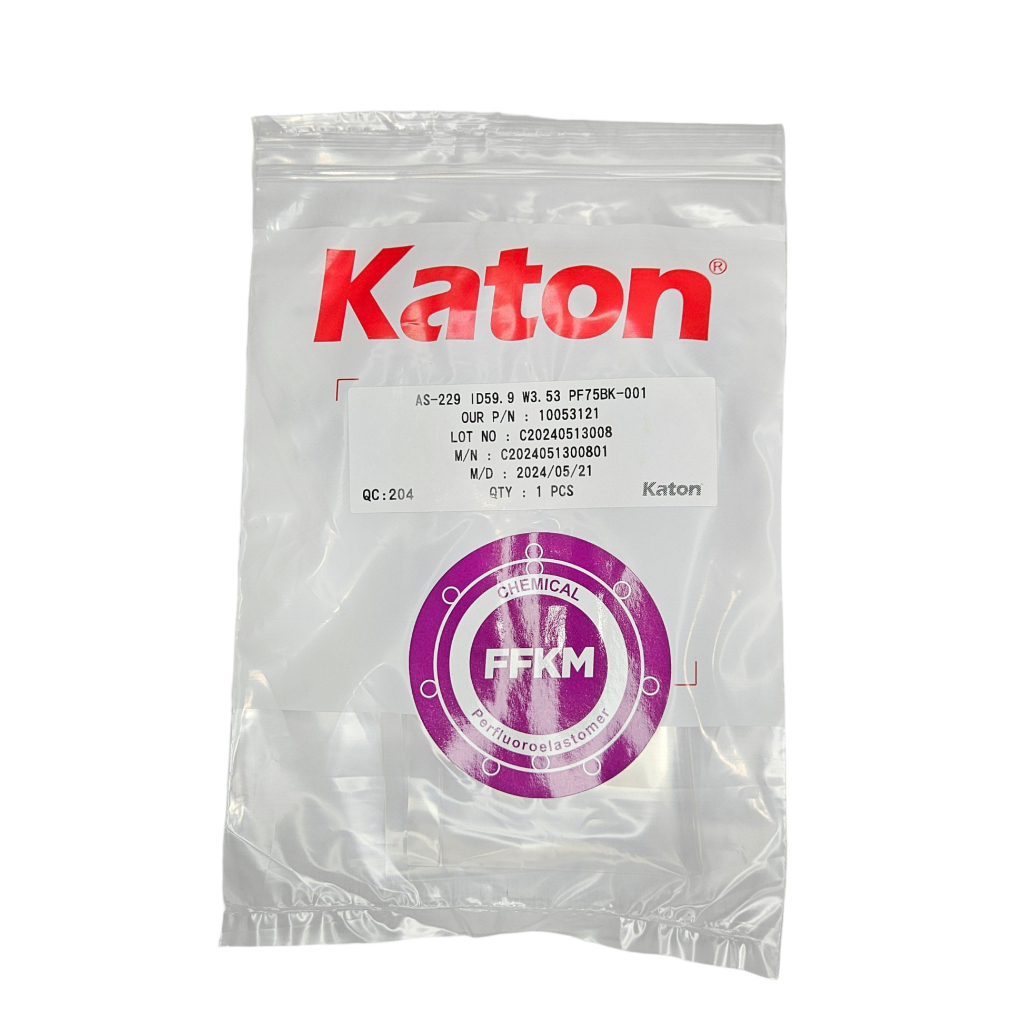 FFKM O แหวน KATON PF326 AS568 2-229 3.53X59.9 ทําความสะอาดสูง Perfluoroelastummer
