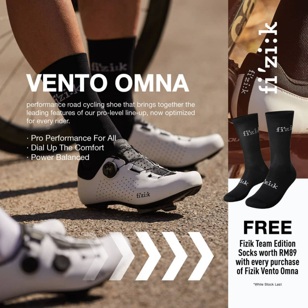 ! รองเท้าถนน FIZIK VENTO R5 OMNA CYCING