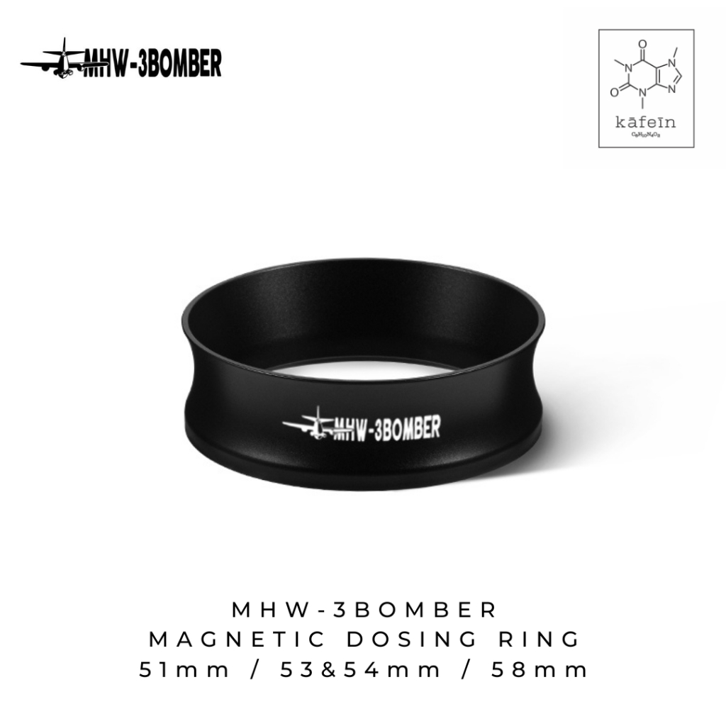 MHW-3Bomber Magnetic Dosing Ring 51MM 53/54MM 58MM สีดํา