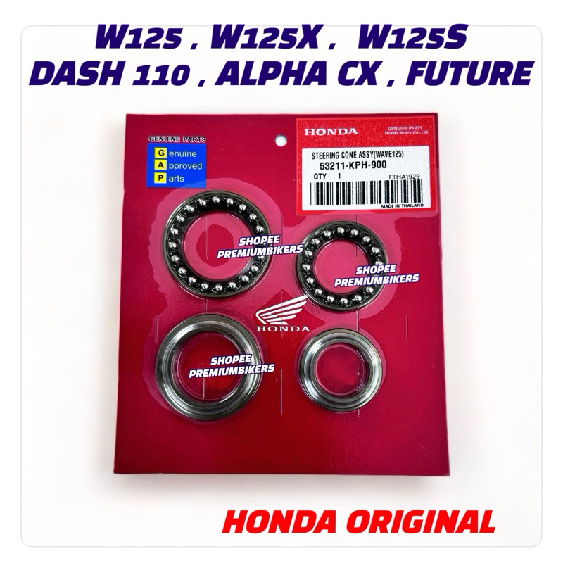 WAVE125 STEERING CONE BEARING KACANG FORK T WAVE 125 SX 125S 125X FUTURE DASH ALPHA CX