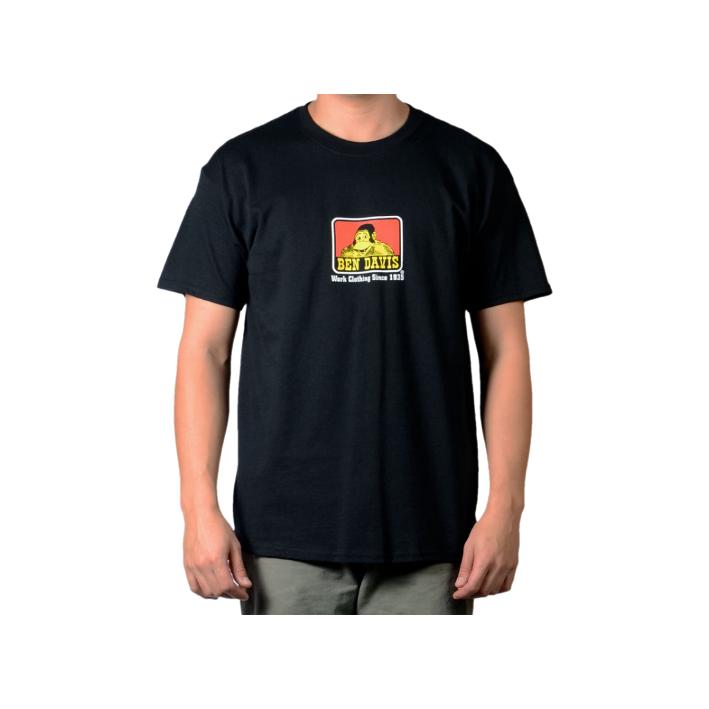 เสื้อยืดโลโก้ Ben Davis Classic - สีดํา