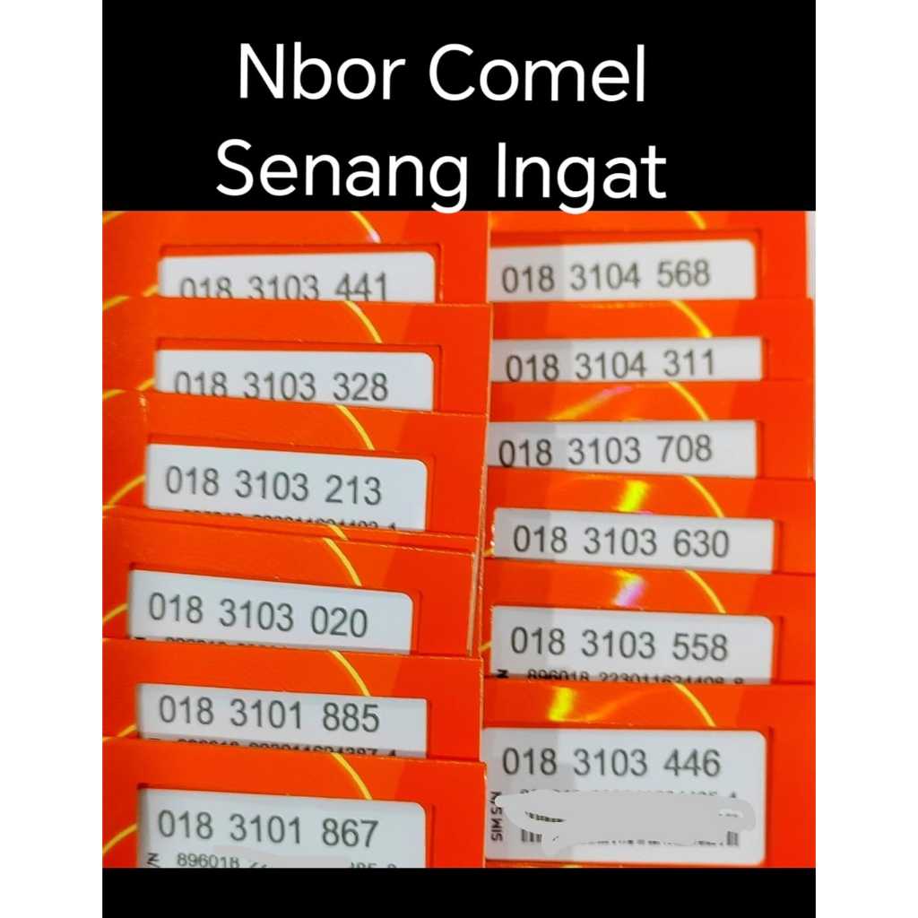 Umobile Nice Number Plan U / Borneo 018