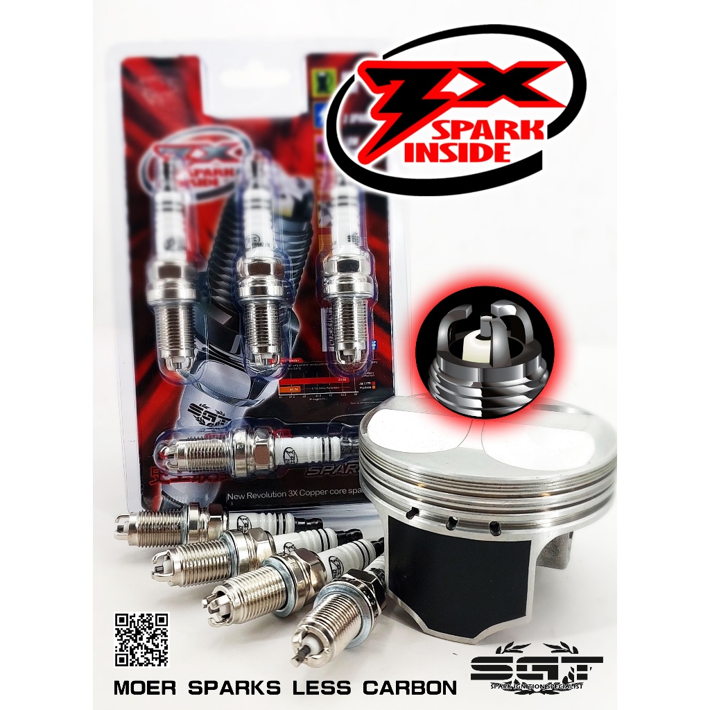 SGT 3X SPARK PLUG HONDA CRV CR-V S9A S10 2.0 2001 2002 2003 2004 2005 2006 ZFR6KX 4 ชิ้น
