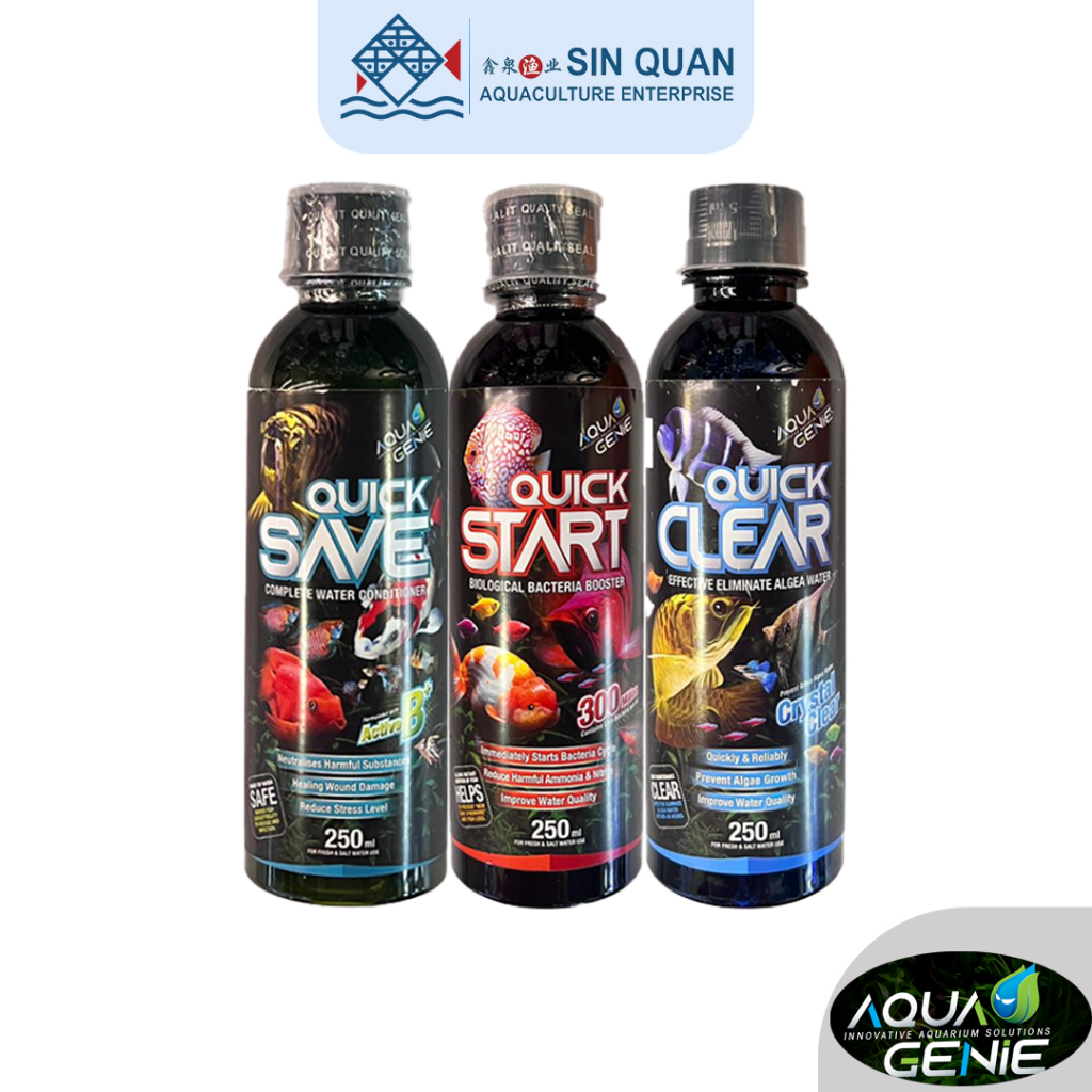 Aqua Genie Quick Save / Quick Clear / Quick Start / 500ML / 250ML / 100ML