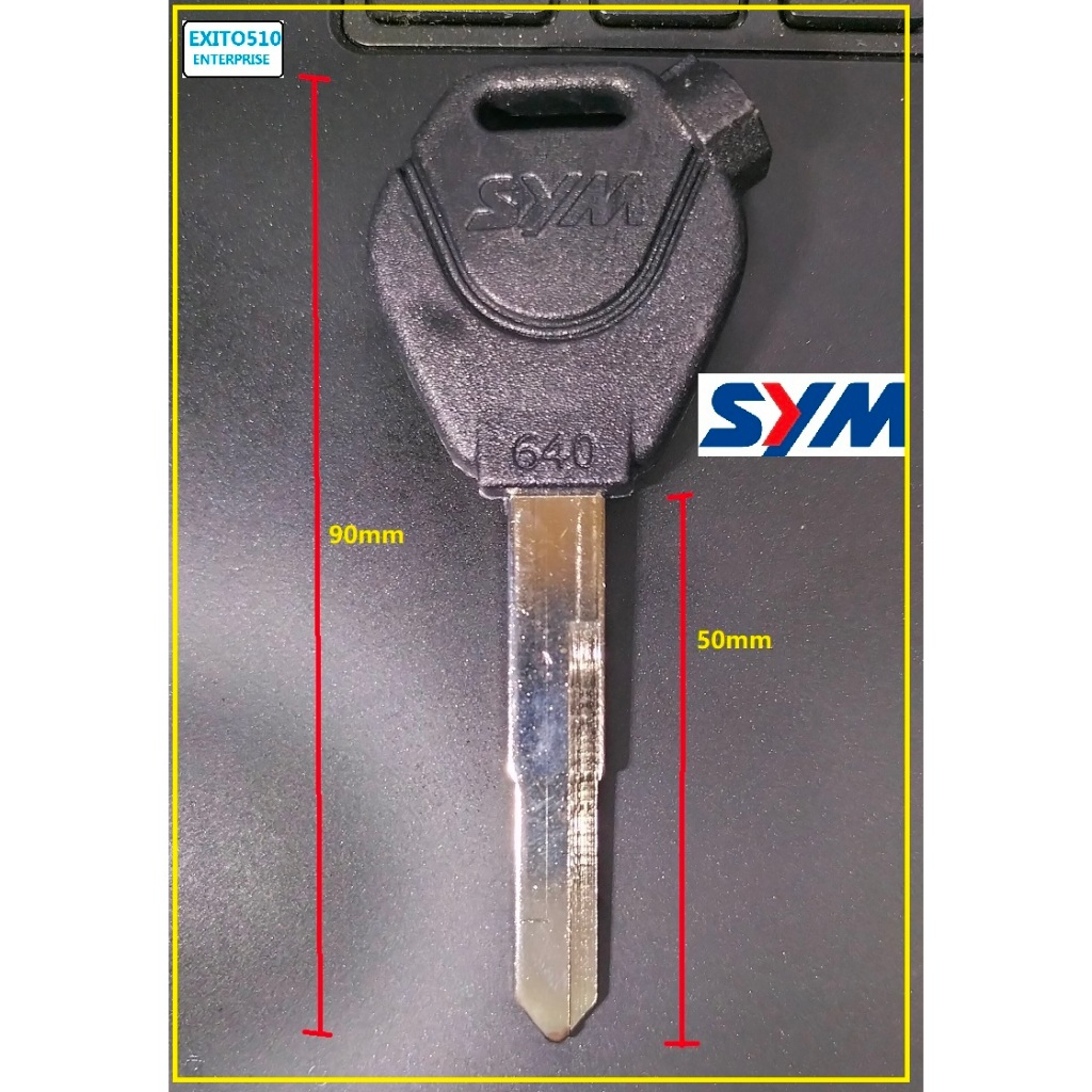 Kunci SYM /SYM คีย์เปล่าสําหรับรถจักรยานยนต์/มอเตอร์ซิม kunci