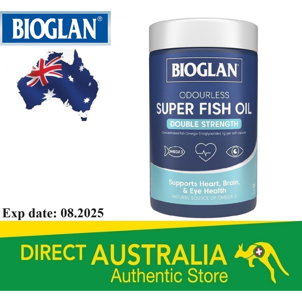 Bioglan Super Fish Oil Double Strength 200 แคปซูล