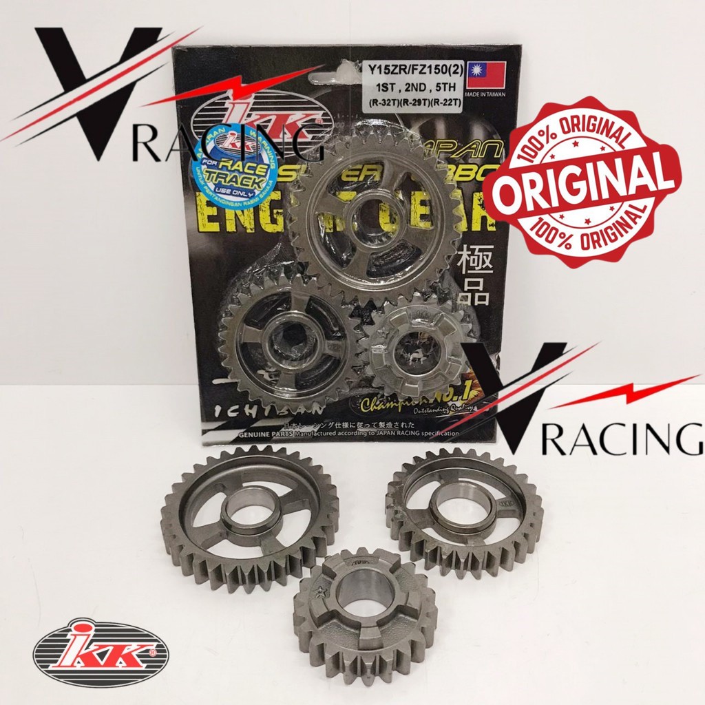 IKK Racing Super Turbo ชุดเกียร์เครื่องยนต์ Y15ZR/FZ150 1st/2nd/5th