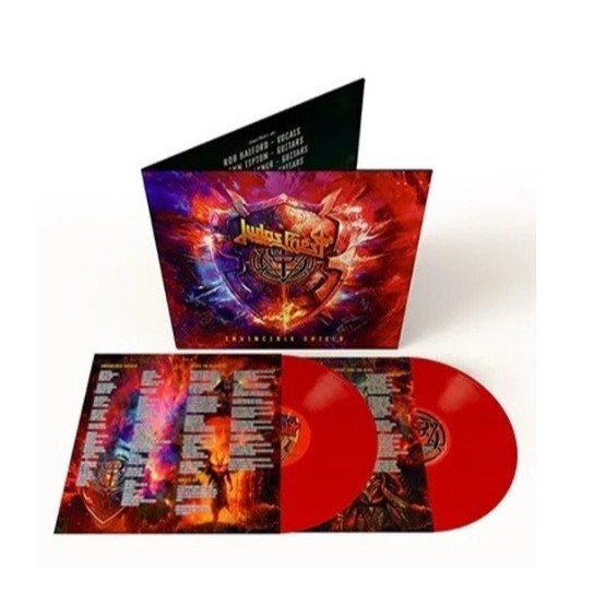 Judas Priest - Invincible Shield ( 2 LP )Limited Edition RED Color Vinyl2024