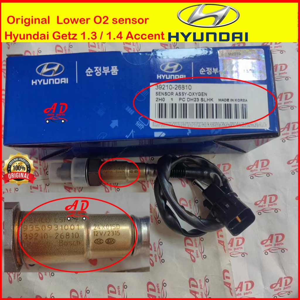 ใหม่ Hyundai Lower O2 Sensor Getz 1.3 / 1.4 Accent 39210-26810 LOWER OXYGEN EXHAUST O2 SENSOR