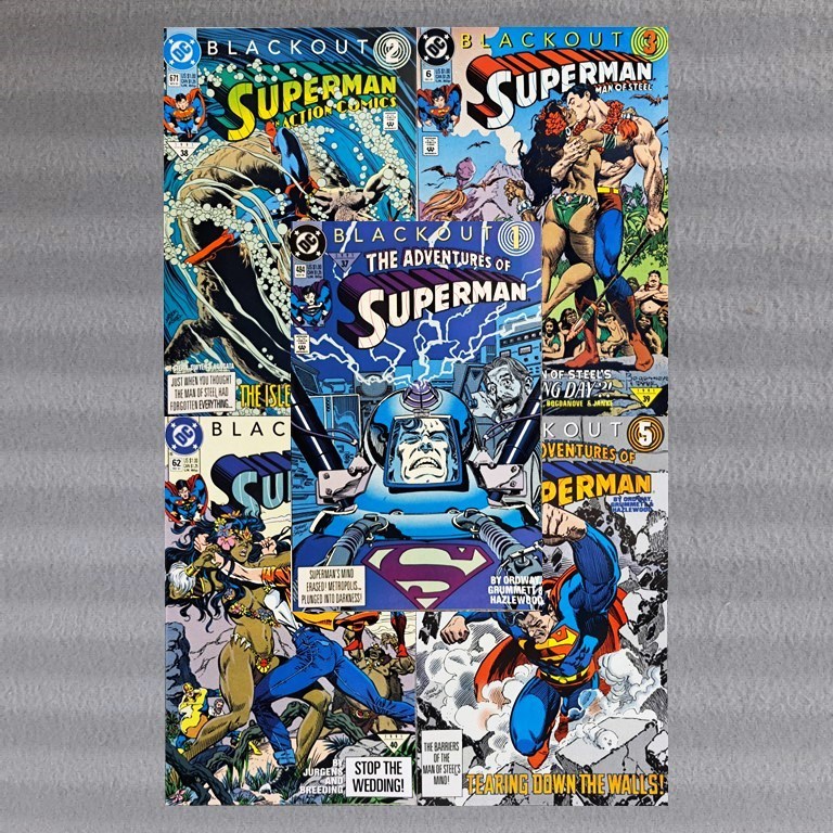Superman: Blackout 5/5 Complete Set (DC Comics) Jerry Ordway, Dan Jurgens (SUPERSET)